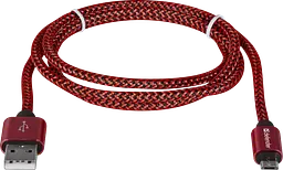 Кабель USB AM-micro BM, 1.0 м, червоний, 08-03T PRO Defender