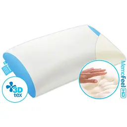 Подушка піна з пам'яттю Sonex Comfort M 43x60x10 см (SO102067) - мініатюра 4