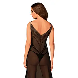 Сорочка еротична Obsessive Estiqua chemise, M/L - мініатюра 4
