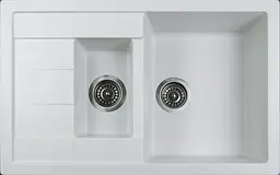 Кухонна мийка Adamant Anila Plus 775x495x200 білий 100001402, Білий