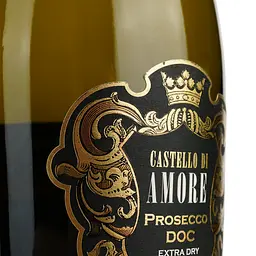 Вино ігристе Castello di Amore Prosecco DOC Extra Dry біле екстра сухе 0.75 л - мініатюра 3