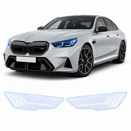 Антигравійна захисна бронеплівка за лекалами для BMW M5 G90 2024- оптика (фари та ПТФ)