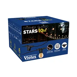 Гірлянда STARS патрон 10хЕ27 5м IP65 чорний VIOLUX ( 950013 ) - мініатюра 4