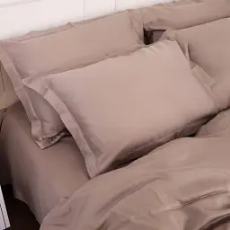 Комплект постільної білизни MirSon Tencel №08 Beige 110х140 см (2200009637100) - мініатюра 7