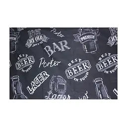 Постільна білизна MirSon Бязь 17-0510 Beer Bar blac Євро (2200003630701) - мініатюра 5