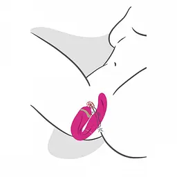 Вібратор Adrien Lastic My G із вакуумною стимуляцією клітора, 16х3.5 см - мініатюра 5