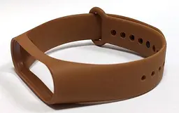 Силіконовий ремінець для фітнес-браслета XiaomiXiaomi Band 3 4 Brown Коричневий