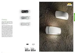 Вуличний світильник Ideal Lux FRANCY-2 AP1 NERO (123783) - мініатюра 3