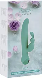 Вібратор з сенсорним управлінням Touch by SWAN - Duo Teal (SO2730) - мініатюра 8