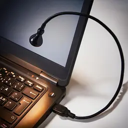 USB LED лампа ІКЕА 38 см чорний - мініатюра 2