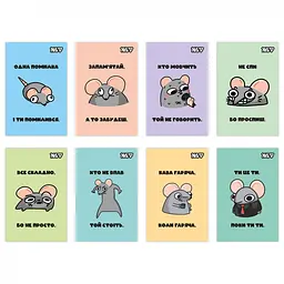 Блокнот Yes Mouse Says А7 48 аркушів клітинка 1 шт. в асортименті (152573)
