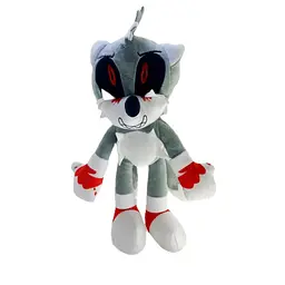 М'яка іграшка їжачок Сірий Сонік із SONIC.EXE