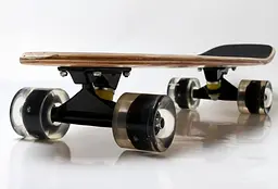 Пенні борд скейтборд 55 х 15 см ABEC-9 "Canada" чорні колеса, що світяться - мініатюра 3