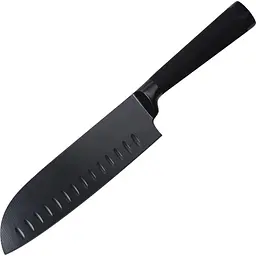 Кухонний ніж Bergner Black Blade Сантоку 17,5 см (BG-8776)