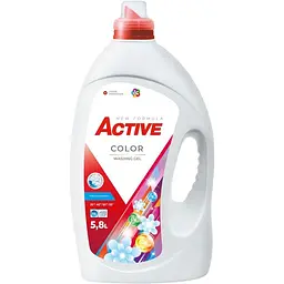 Гель для прання Active Color з ароматом свіжості 5.8 л