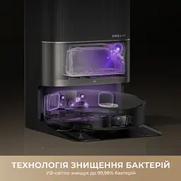 Робот-пилосос миючий Dreame Bot X50 Ultra Complete Black - мініатюра 9