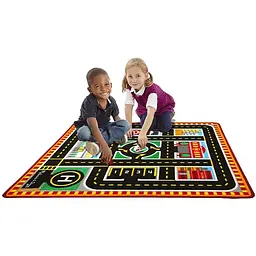 Килимок ігровий Melissa & Doug Рятувальні автомобілі з машинками (MD19406) - мініатюра 5