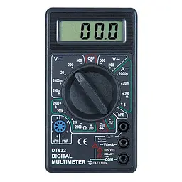 Мультиметр DT-832 измерения V, A, R