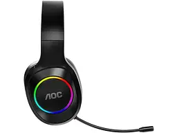 Навушники з мікрофоном AOC ACG2502BK RGB Black - мініатюра 4
