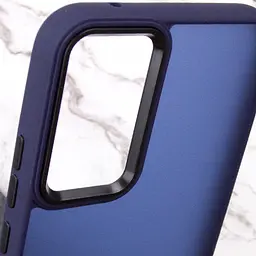 Чохол TPU+PC Lyon Frosted для Xiaomi Redmi Note 13 Pro 4G / Poco M6 Pro 4G/Note 14S Navy Blue - мініатюра 5