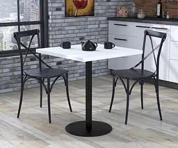 Обідній стіл квадратний BS-450 70 × 70 см Loft Design (Білий)