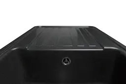 Кухонна мийка гранітна Miraggio Versal black 758x462x201 00211307, Чорний - мініатюра 6