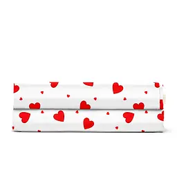 Євро простирадло 220х240 RUBY HEARTS COSAS (4822052400562)