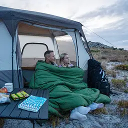 Спальник двомісний Naturehike (CNK2350WS019) +6°C з подушками - зелений - мініатюра 6