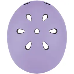 Шолом захисний дитячий Globber Go Up Lights 45-51 см з ліхтариком лавандовий (506-103) - мініатюра 4