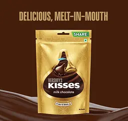 Шоколадні цукерки Hershey's Kisses Milk Chocolate 100.8г - мініатюра 4