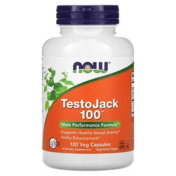 Трибулус TestoJack 100 120 Veg Capsules NOW vit0004833
