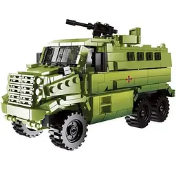 Конструктор XingBao Військовий Вантажівка KrAZ Fiona XingBao 481 Деталей