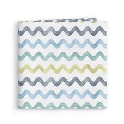 Пелюшки муслінові Cosas Color Wave 75x75 см, блакитні - мініатюра 2