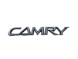 Емблема напис Camry (для Toyota) 138х19 мм Хром на скотчі Пластик(Завод)