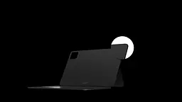 Чохол із клавіатурою для планшета Xiaomi Pad 6s Pro чорний - мініатюра 6