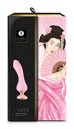 Вібратор Shunga Sanya Intimate Massager для точки G, 18.5х3.8 см рожевий - мініатюра 4