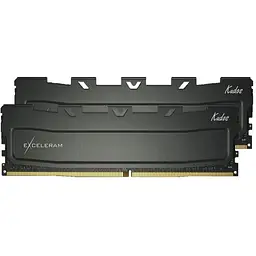 Модуль пам'яті для комп'ютера DDR4 32GB (2x16GB) 3200 MHz Black Kudos eXceleram (EKBLACK4323222XD)