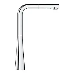 Змішувач для кухні з висувним виливом Grohe Zedra 32553002, Хром - мініатюра 3