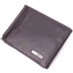 Чоловічий шкіряний затискач KARYA 11.2х8.6х0.5 см acs0024570