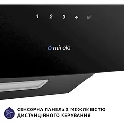 Витяжка Minola HVS 5224 BL 700 LED чорна - мініатюра 9