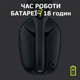Навушники Logitech G435 LIGHTSPEED Black (981-001050) - мініатюра 6