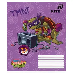 Зошит Kite Ninjia Turtles, 18 аркушів, клітинка (NT26-236) - мініатюра 7