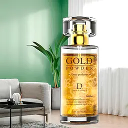 Чоловічий інтимний парфум "Gold Powder" з феромонами та золотим порошком 50 мл Золотий - мініатюра 2