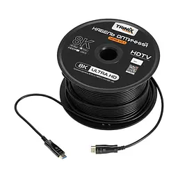 Кабель HDMI V2.1 оптичний 80м Trinix (AOC-HDMI8k-80m) (74-00149) - мініатюра 4