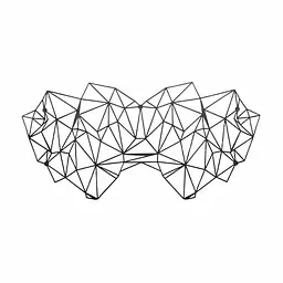 Маска на обличчя Bijoux Indiscrets Kristine Mask вінілова з клейовим кріпленням - мініатюра 2