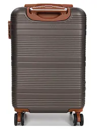 Валіза маленька S ABS-пластик Worldline Airtex 629 56×36×22см 38л Коричнева - мініатюра 4
