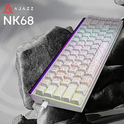 Клавіатура Ajazz NK68 Red Switch White USB-C (NK68-R-S-W) - мініатюра 6