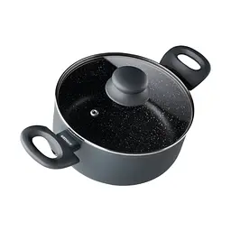 Каструля з кришкою VINZER Stone Induction Line VZ-50445 2.5 л 20 см синя - мініатюра 2