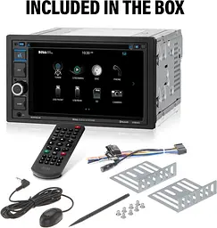 Автомобільний стерео DVD-плеєр - подвійний DIN, Bluetooth аудіо/виклик без рук, 6,2-дюймовий сенсорний BOSS Audio Systems BV9364B - мініатюра 5