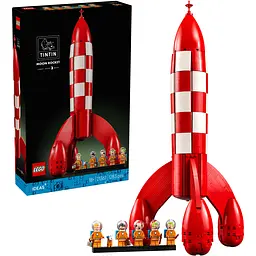 Конструктор LEGO Ideas Місячна ракета Tintin (21367)
